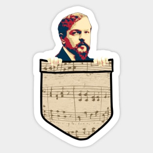 Debussy In My Pocket Sticker